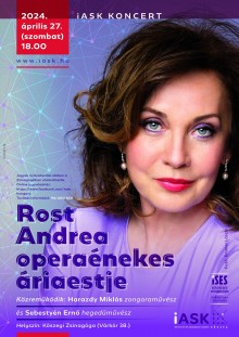 Rost Andrea operaénekes koncertje  plakát